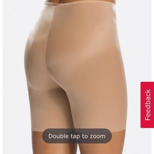 Brand new spanx mid thigh short large